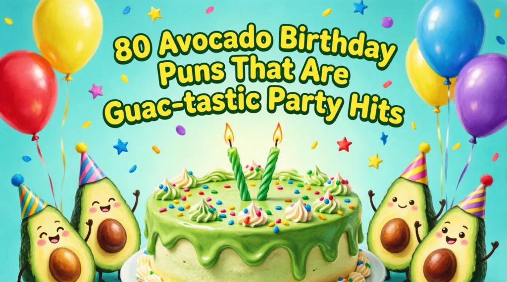 avocado birthday puns