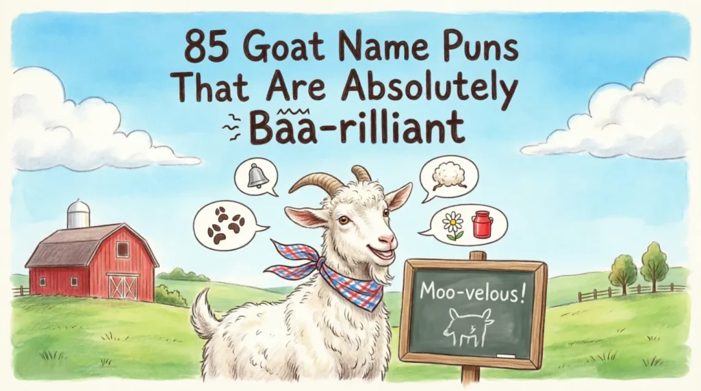 goat name puns