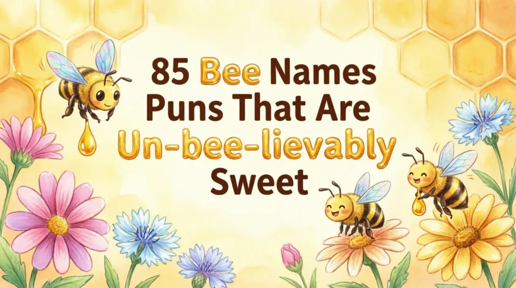 bee names puns