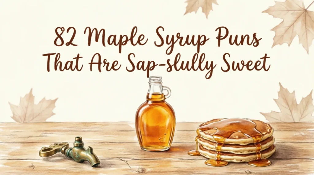 maple syrup puns