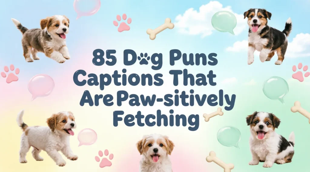 dog puns captions