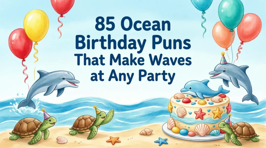 ocean birthday puns