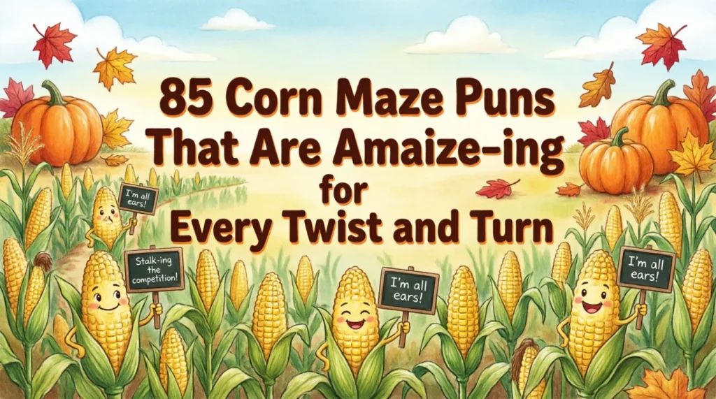 corn maze puns