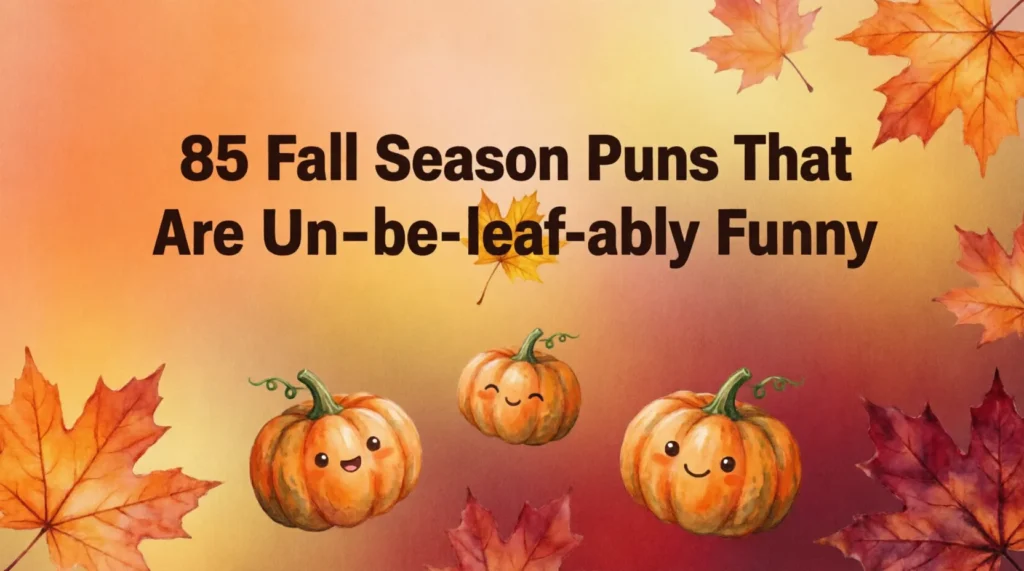 fall season puns