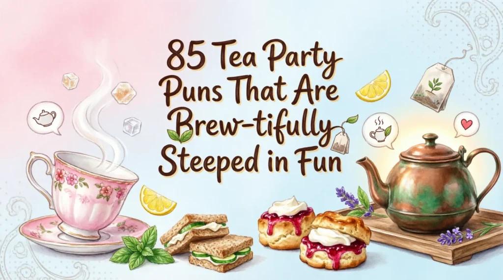 tea party puns