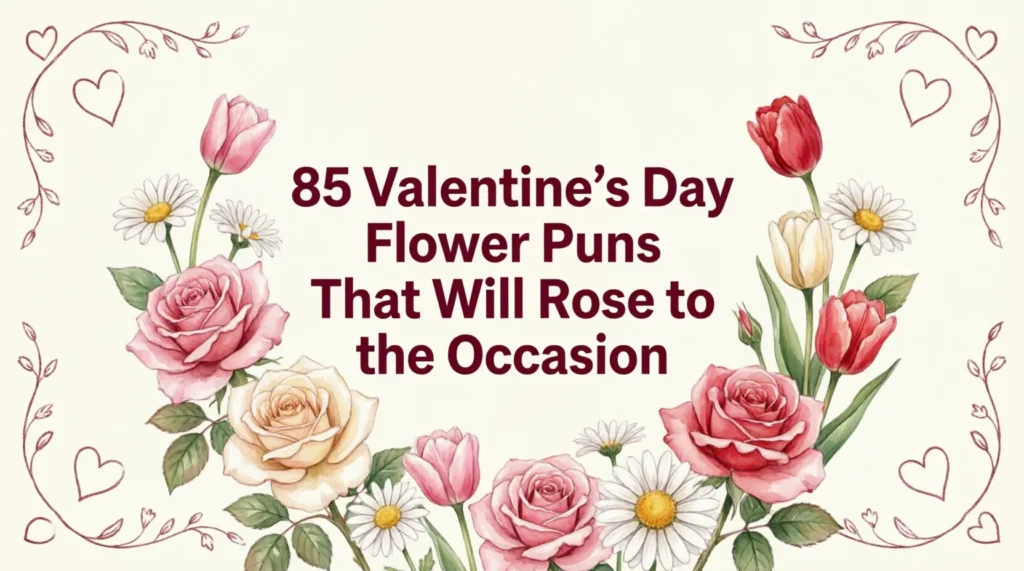 valentines day flower puns
