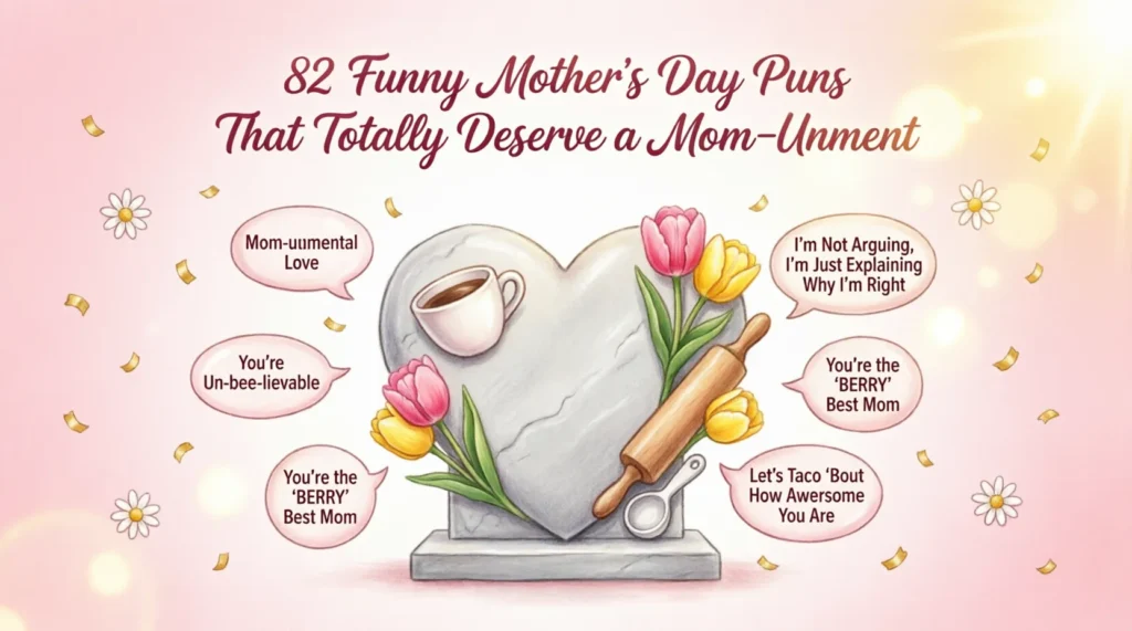 funny mothers day puns