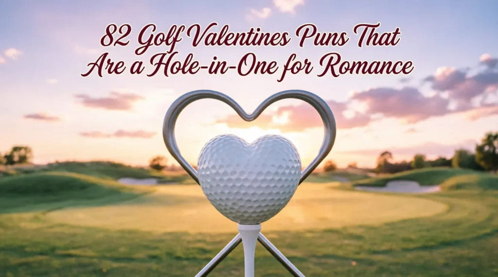 golf valentines puns