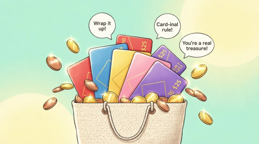 gift card puns