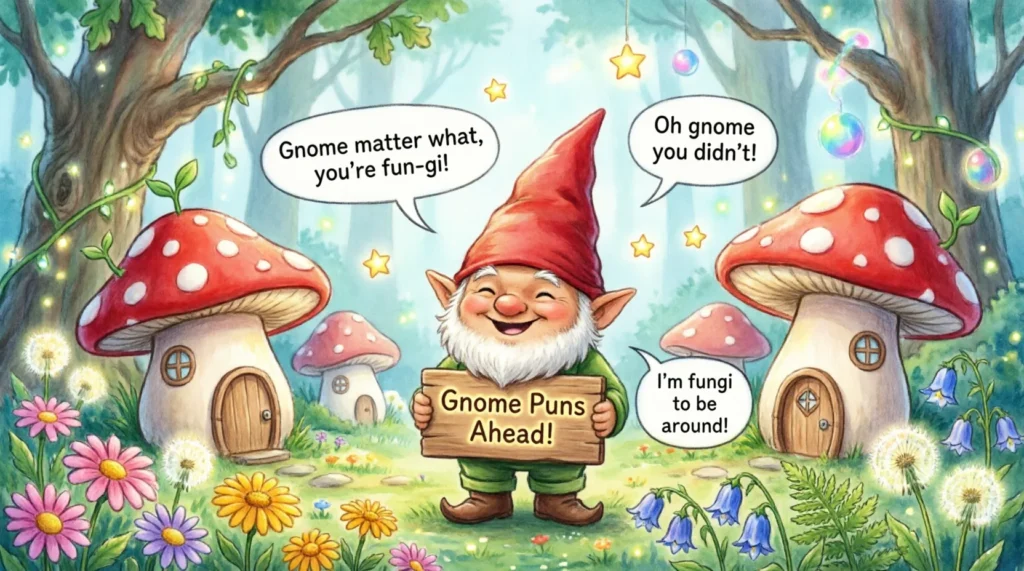 funny gnome puns