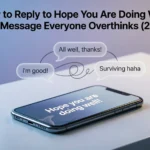 How to Reply to Hope You Are Doing Well: Best Replies (2026)
