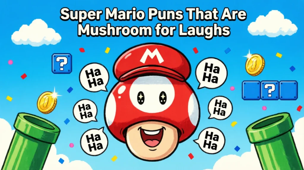 super mario puns