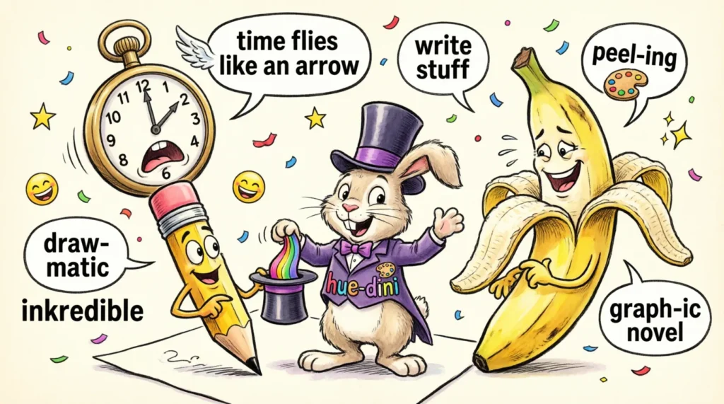 cartoon puns