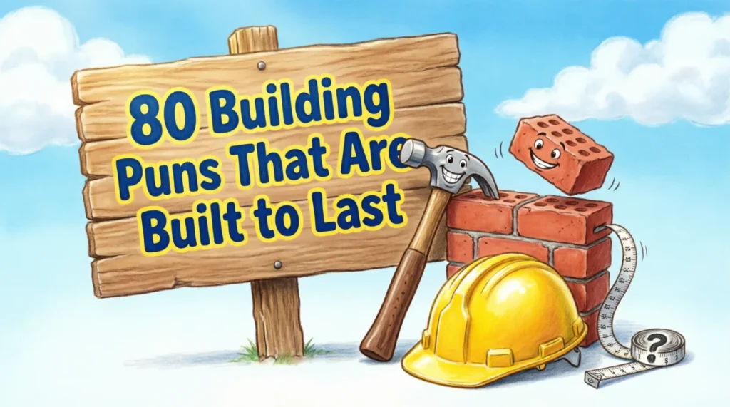 building puns