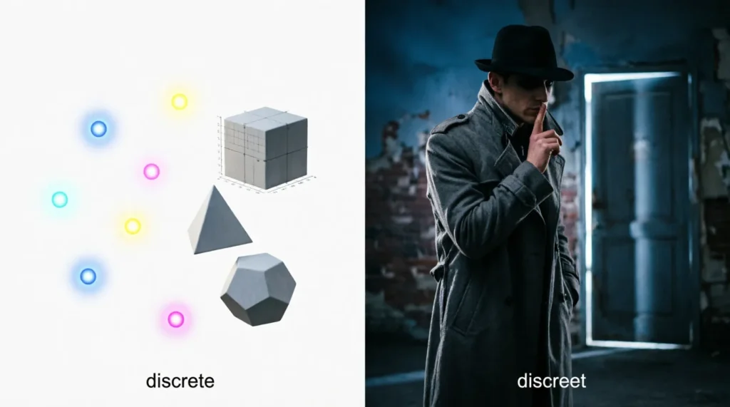 discrete or discreet