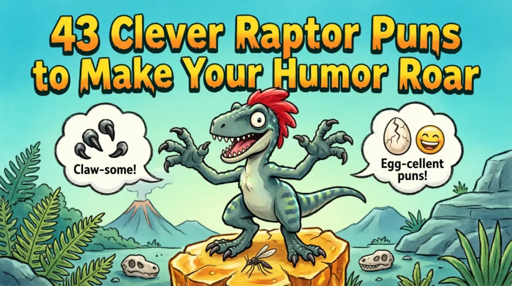43 Clever Raptor Puns to Make Your Humor Roar