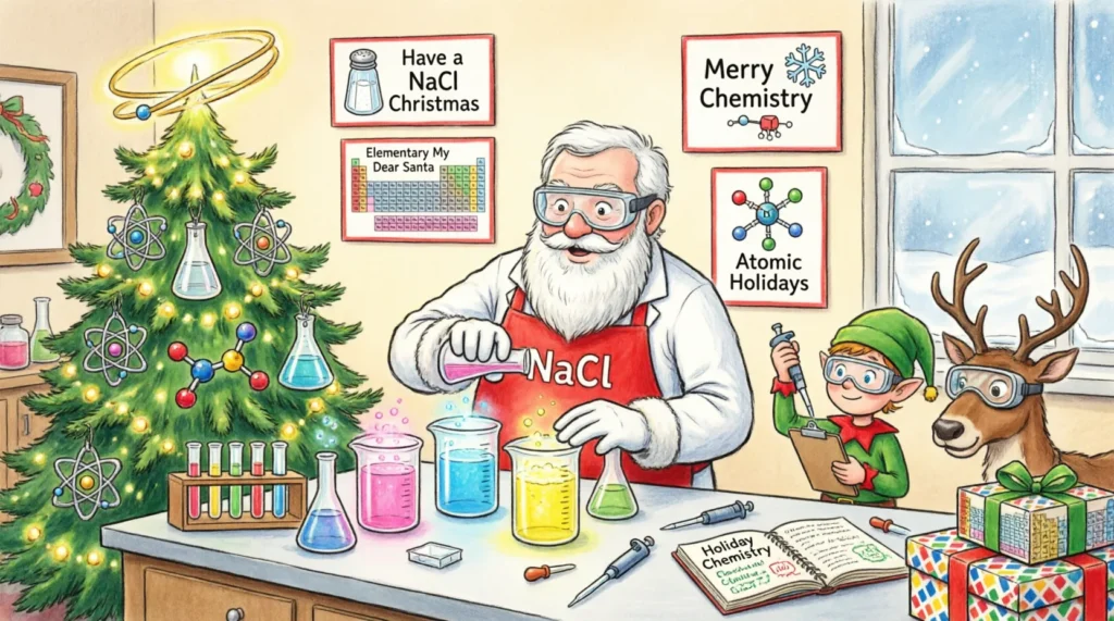 christmas science puns