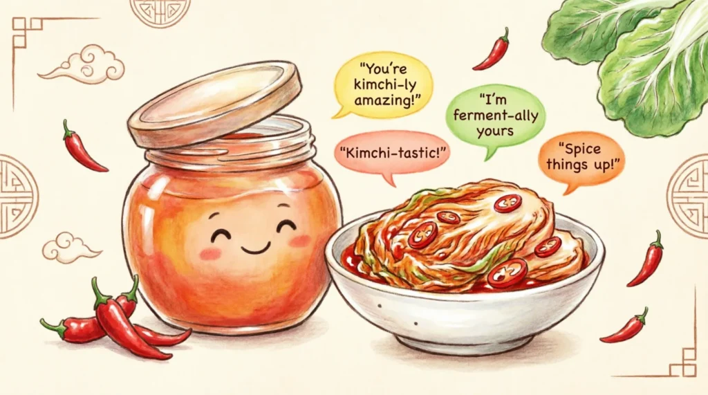 42 Best kimchi puns for Captions & Cards